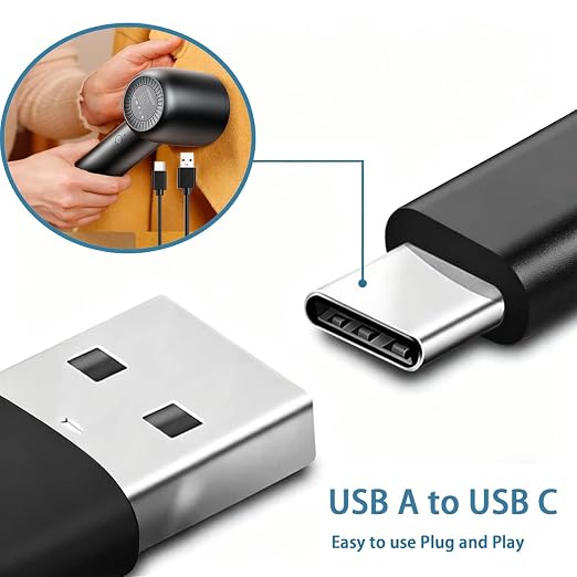 Fabric Shaver Charger, Replacement USB Charger Cord Compatible - Image 4