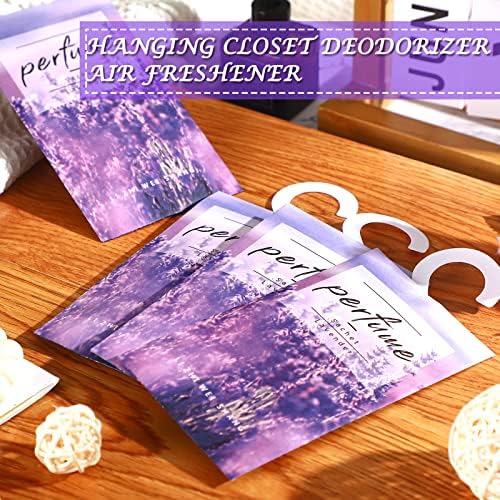 Loopeer 24 Pcs Lavender Large Hanging Closet Deodorizer Air Freshener Scented - Image 4