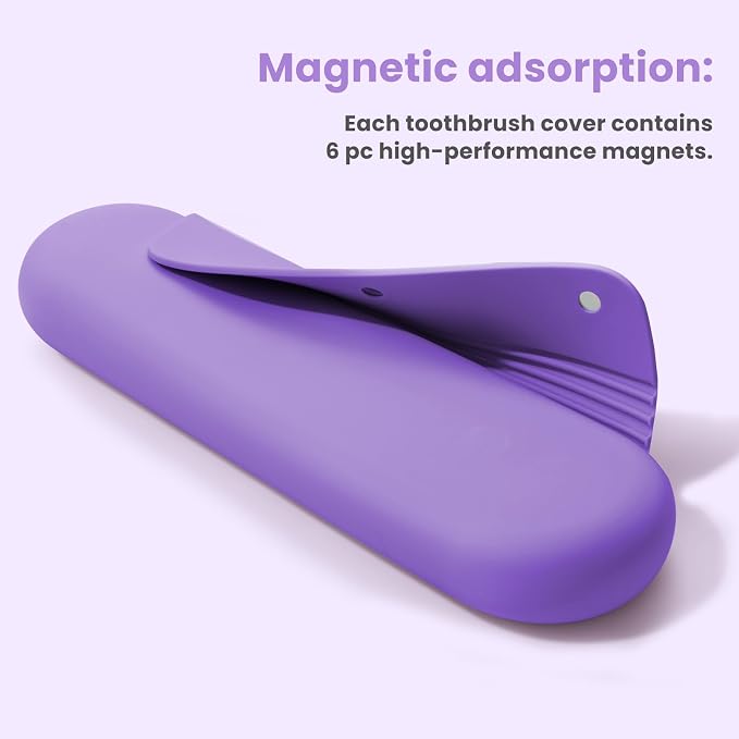 Silicone Electric Toothbrush Travel Case, Manual Toothbrush Travel Cover - Image 5