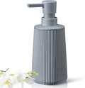 Gray Hand Soap Dispenser for Bathroom and Kitchen | No Rust Pump Refillable by zuxzmj