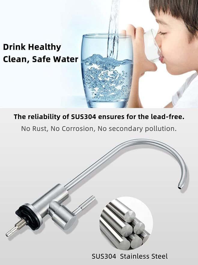 Drinking Water Faucet, Lead-Free Reverse Osmosis Faucets - Image 3