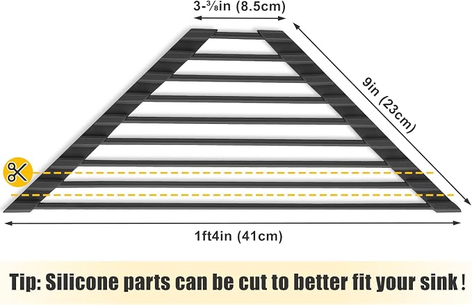 Tomorotec Triangle Roll Up Dish Drying Rack - Image 5
