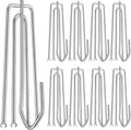 60 Pack Curtain Hooks for Drapes, 4-Prong Pinch Pleat Drapery Hooks | 60 sturdy by Aageme