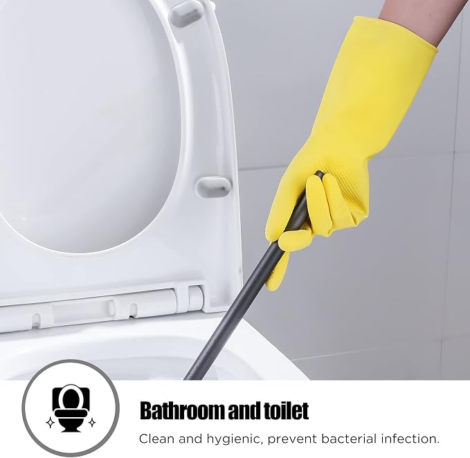 Rubber gloves dishwashing 2 or 4 Pairs - Image 5