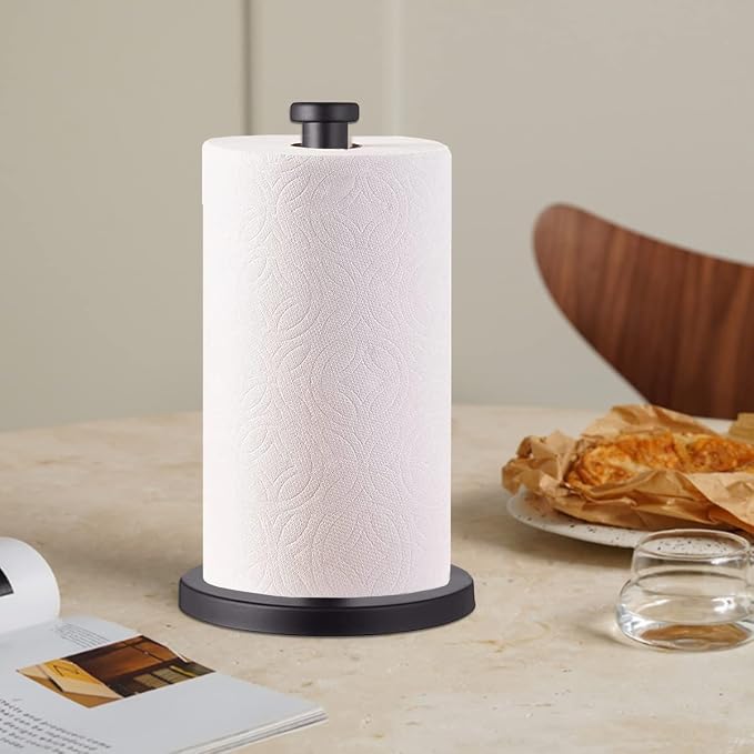 Black Standing Paper Towel Holder - Image 4