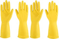 Rubber gloves dishwashing 2 or 4 Pairs by IUCGE