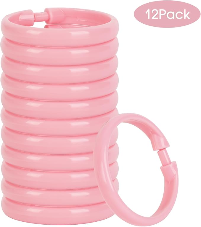 Pink Shower Curtain Hooks - Image 8