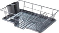 Sweet Home Collection Space-Saving 3-Piece Dish Drainer Rack Set: Efficient by SweetHomeCollection