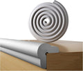 Foam Table Edge and Corner Guards for Baby,(6.5ft Edge 4Corners),Baby Proofing Soft Corner Protectors,Furniture and Tables Child Baby Proof Bumpers, Pre-Taped Corner Cushions (Grey)