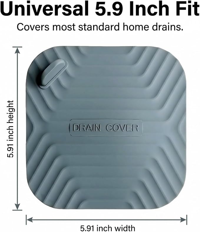 3 Pack 5.9 x 5.9 Bathtub Drain Stopper Covers - Image 3