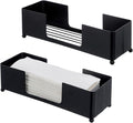 MyGift Black Metal Folded Paper Towel Holder Dispenser by MyGiftHome