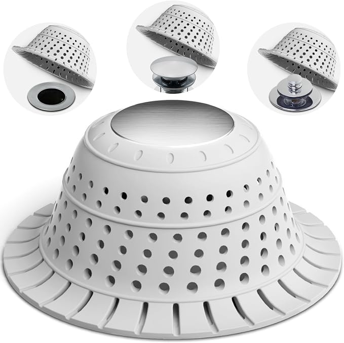 Shower Drain Hair Catcher Bathtub Drain Strainer Sink Drain Protector | by zaa