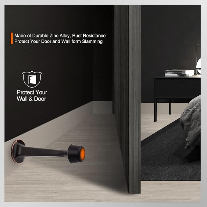 10 Pack Solid Rigid Door Stops - Image 5