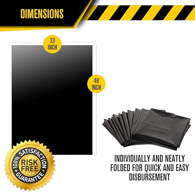 Ultrasac Heavy Duty Contractor Bags, 42 Gallon, 32.75" X 47" - Image 3