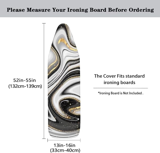 Fashion Ironing Board Covers Standard Size 15x54, Stain Resistant, Snug Fit - Image 5
