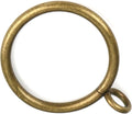 hanitronic Antique Brass Curtain Rings by Unknown