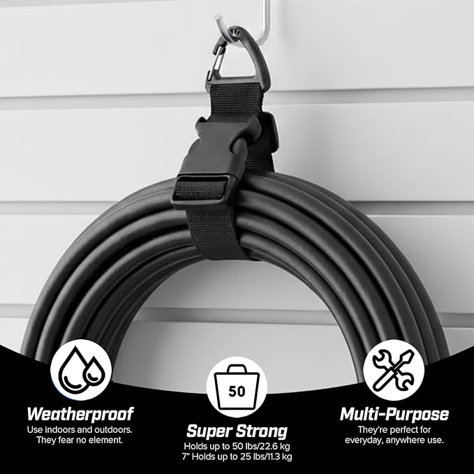 8-Pack Heavy Duty Extension Cord Organizer - Image 2