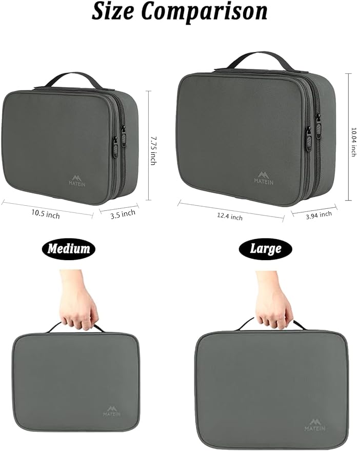 MATEIN Travel Electronics Organizer Case, Large Cable Storage Bag, Carrying Case - Image 2