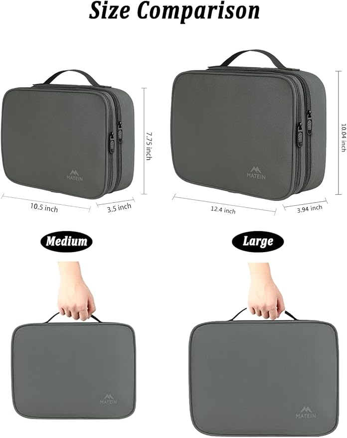 MATEIN Cord Organizer Bag, Travel Universal Cable Organizer Case, Medium - Image 2