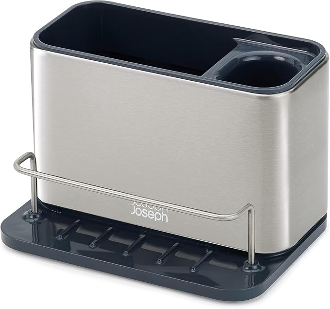 Joseph Joseph Surface Stainless Steel Caddy Sink Area Organizer and Sponge - Image 3
