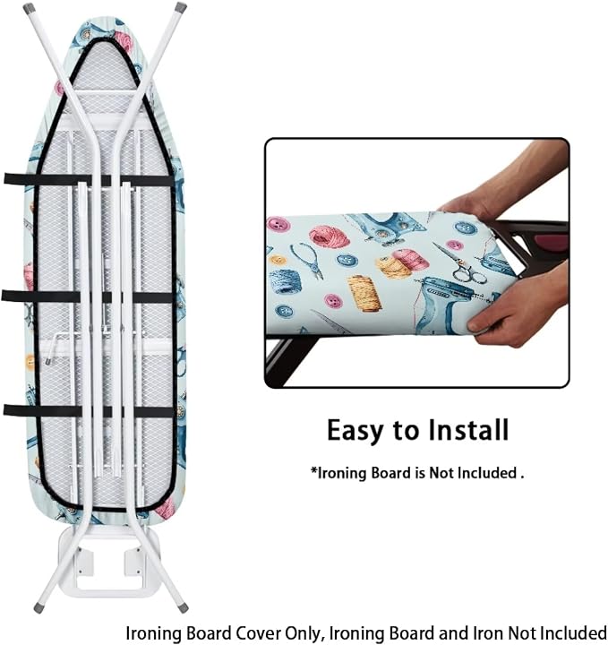 Sewing Machine Art Printed Ironing Board Cover 15X54“ - Image 5