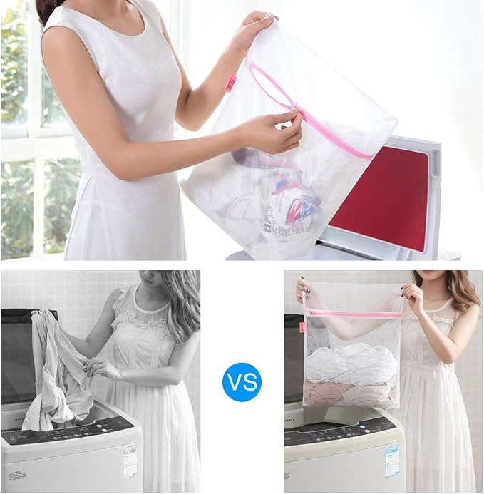 GOGOODA Mesh Laundry Bags for Delicates Durable Protective Wash Bags - Image 7