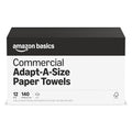 Amazon Basics 2-Ply White Adapt-a-Size Kitchen Paper Towels, Individually by AmazonBasics
