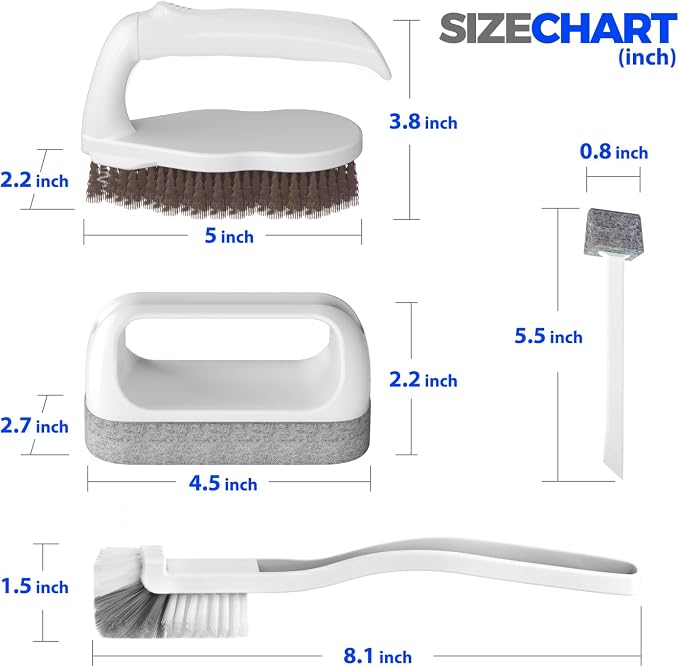 Holikme 7 Pack Cleaning Brush Scrub Brush Kitchen Brush - Image 6