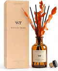 Reed Diffuser Set for Bathroom Air Fresheners, Oil Diffuser Sticks | Sandalwood by WEALD+TRIBE