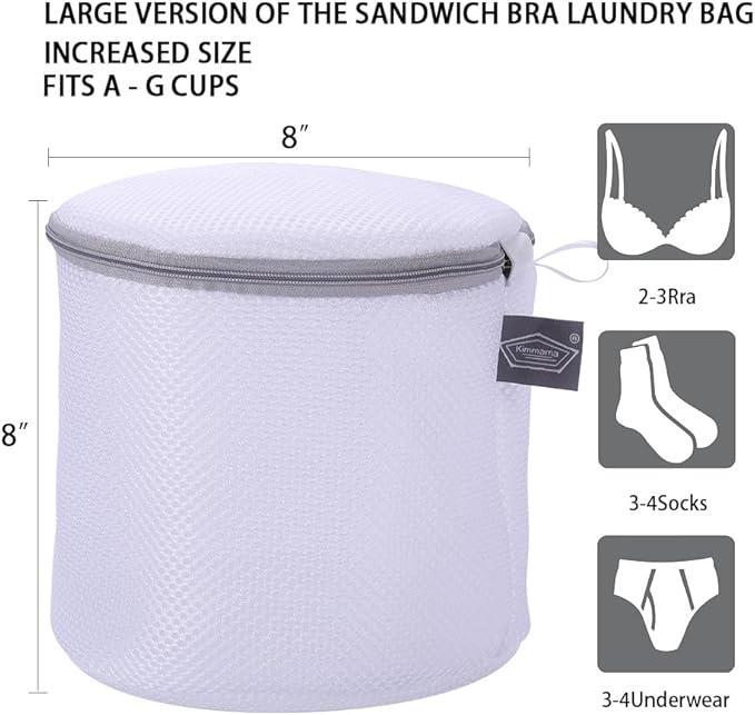 Bra Washing Bag for Laundry, Lingerie Bag for Washing Delicates - Image 2