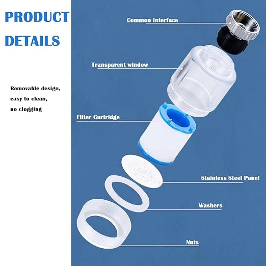 LiXiongBao 360 Rotating Faucet Water Purifier, Chlorine Reduction, Removes - Image 3