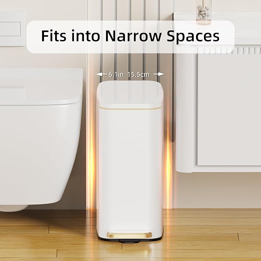 KSSKSS Small Bathroom Trash Can - Image 2