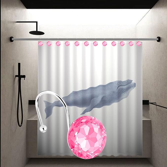 12PCS Stainless Steel Shower Curtain Hooks Rings - Image 6