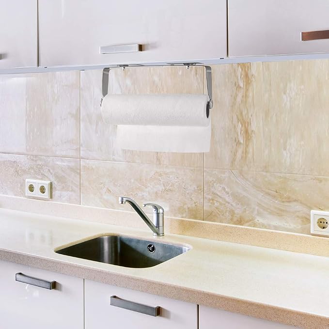 PHUNAYA Under Cabinet Paper Towel Holder Wall Mount - Image 3