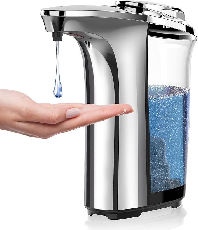 Automatic Soap Dispenser, 17oz Touchless Liquid Dish Soap Dispenser Kitchen | by PZOTRUF-EnjoyCleanerLife