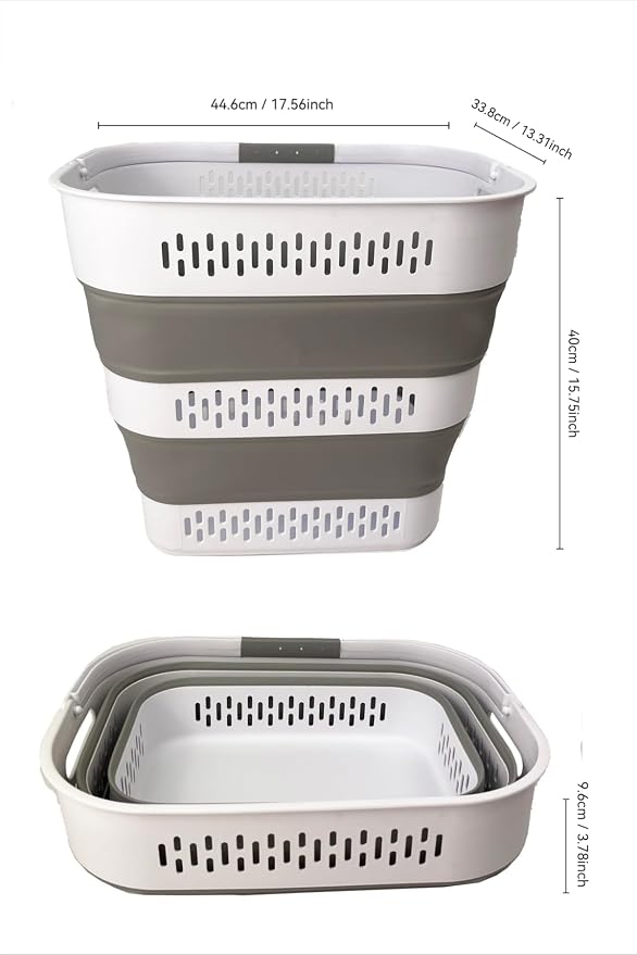SAMMART 38L Collapsible Laundry Basket - Image 7