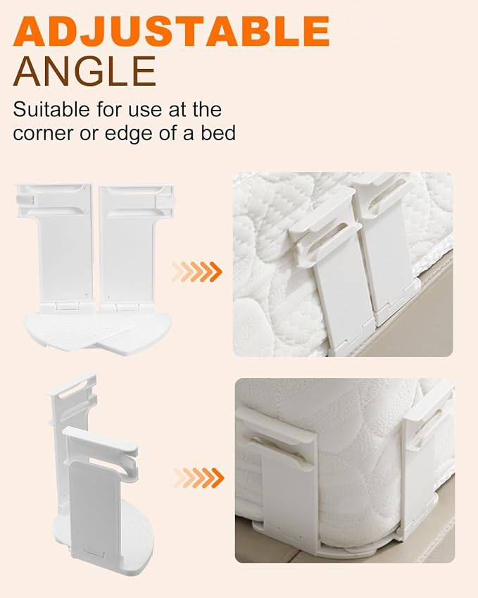 6 Pack Bed Sheet Holders, Heavy-Duty Corner Sheet Grippers | Foldable snap lock - Image 7