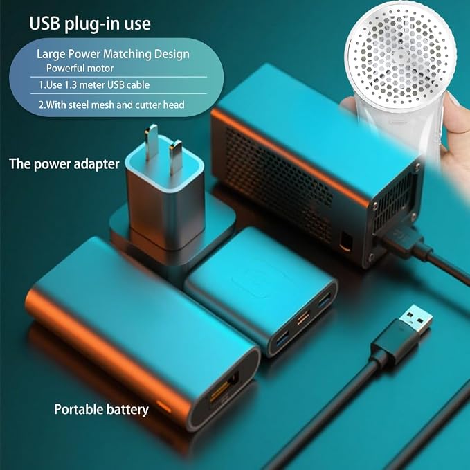 Electric Lint Remover, Fabric Shaver, Pilling Remover - Image 9