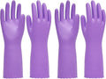 PACIFIC PPE 2 Pairs Dishwashing Gloves, Cotton Flocked Liner, Large | by PACIFICPPE