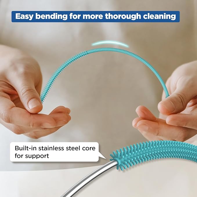 YOTIME Silicone Straw Cleaner Brush - Image 4