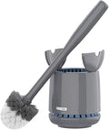 MR.SIGA Toilet Bowl Brush and Holder, Sturdy Long Handle, 1 Pack | Automatic by MRSIGA