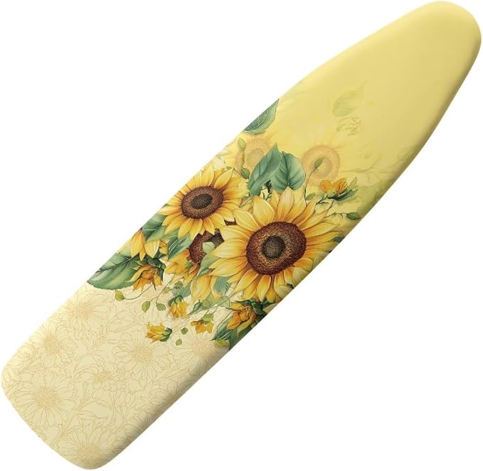 Yellow Sunflower Ironing Board Cover Art Floral Iron Pad Covers Padding by Hinthetall