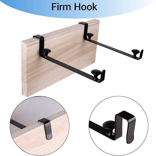 Large Trash Bag Holder for Kitchen Cabinets Doors, Under Sink Plastic Bag Hooks - Image 6