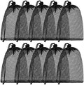 TecUnite 10 Pack Mesh Drawstring Bags by TecUnite