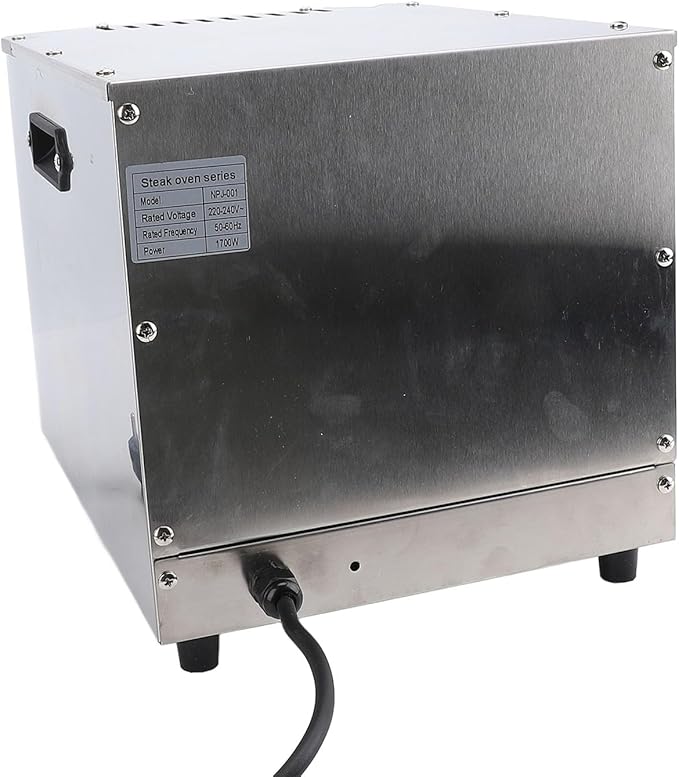 Commercial Steak Grill 1700W Electric Oven, Stepless Adjustment, Smokeless, US Plug 110V - High Temperature Cooking, Multi Functional for Steak, Cake, Pizza