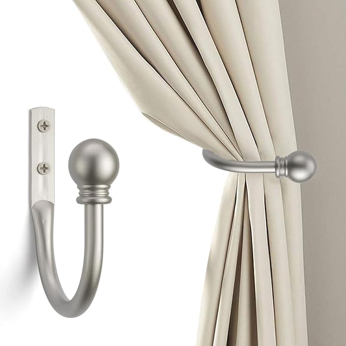 Silver Curtain Holdbacks - Image 2