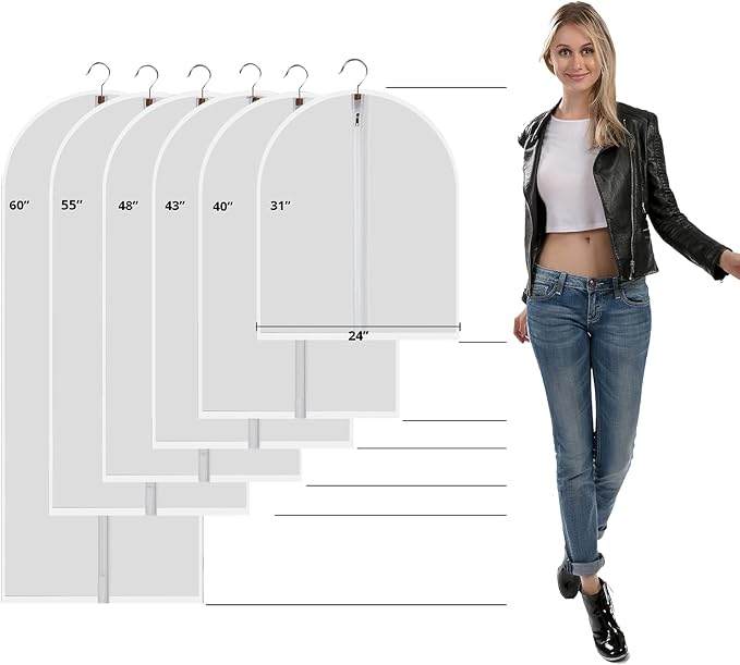 MsKitchen 6 Pack Short Garment Bags - Image 2