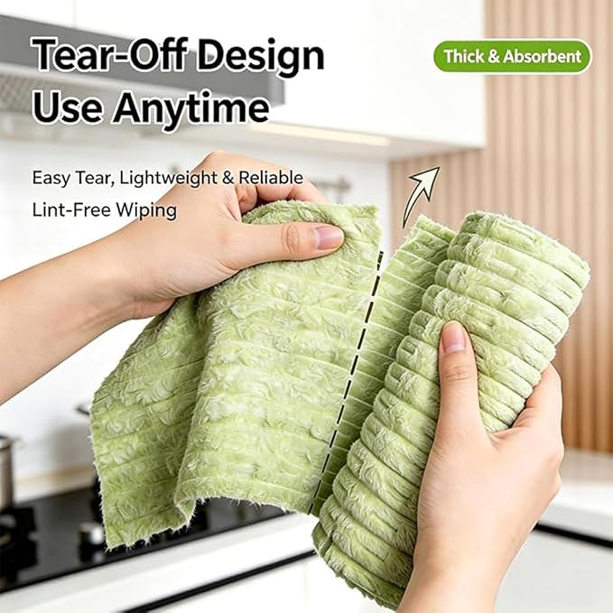 Multipurpose Reusable Tear-Off Cleaning Cloth Roll - Image 3