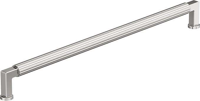 Amerock Ballard 18 inch (457mm) Center-to-Center Polished Nickel Appliance Pull, BP37651PN