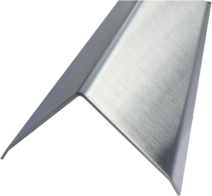 Brushed 304 Stainless Steel Corner Guards, 48" Wall Protectors, 20ga & 16ga, Available in 1/2" to 4", Multi-Pack Options (1, 2, 5, or 10) (2, 2 1/2 x 2 1/2, 16ga, with Hug Edges)